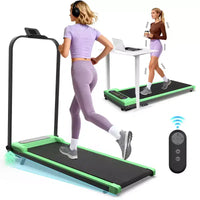 Tapis roulant pliable Whisen 2 en 1 amélioré, équipement d'exercice à domicile, tapis de marche sous le bureau avec barre de maintien et inclinaison