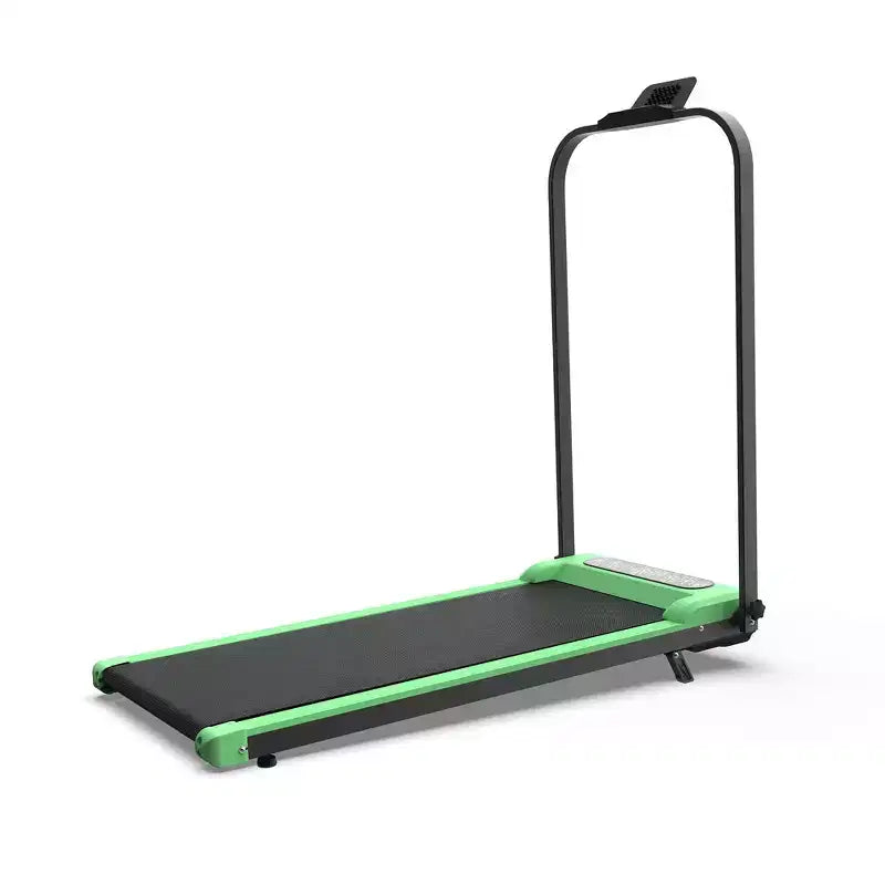 Tapis roulant pliable Whisen 2 en 1 amélioré, équipement d'exercice à domicile, tapis de marche sous le bureau avec barre de maintien et inclinaison
