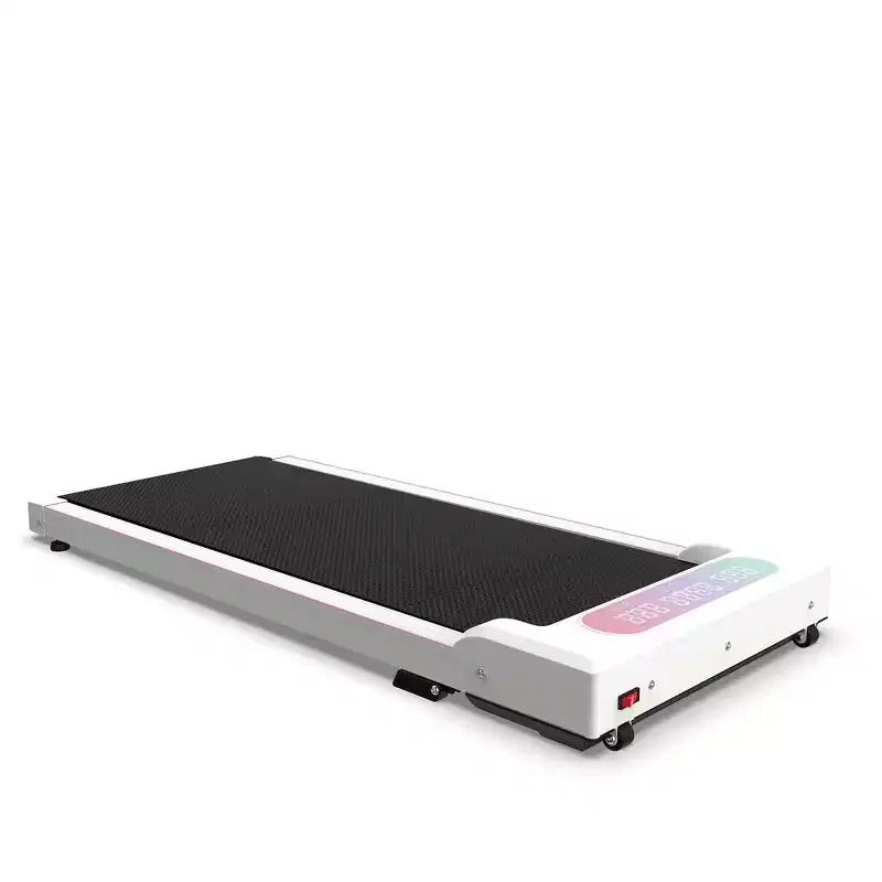 Tapis roulant pliable Whisen 2 en 1 amélioré, équipement d'exercice à domicile, tapis de marche sous le bureau avec barre de maintien et inclinaison