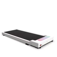 Tapis roulant pliable Whisen 2 en 1 amélioré, équipement d'exercice à domicile, tapis de marche sous le bureau avec barre de maintien et inclinaison