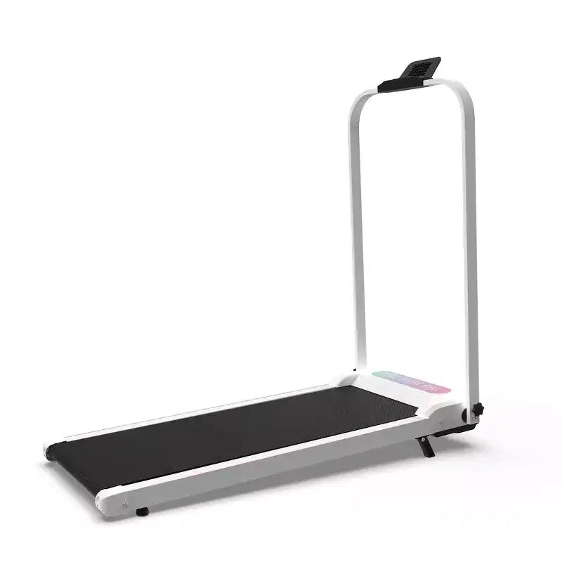 Tapis roulant pliable Whisen 2 en 1 amélioré, équipement d'exercice à domicile, tapis de marche sous le bureau avec barre de maintien et inclinaison