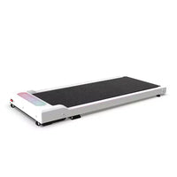 Tapis roulant pliable Whisen 2 en 1 amélioré, équipement d'exercice à domicile, tapis de marche sous le bureau avec barre de maintien et inclinaison