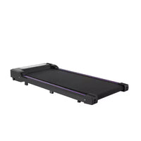 Tapis de course pliable 2 en 1 Whisen, tapis de course sous le bureau, tapis de marche d'exercice à domicile, machine de marche et de jogging avec barre de maintien