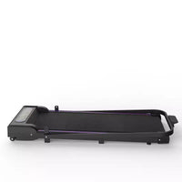 Tapis de course pliable 2 en 1 Whisen, tapis de course sous le bureau, tapis de marche d'exercice à domicile, machine de marche et de jogging avec barre de maintien