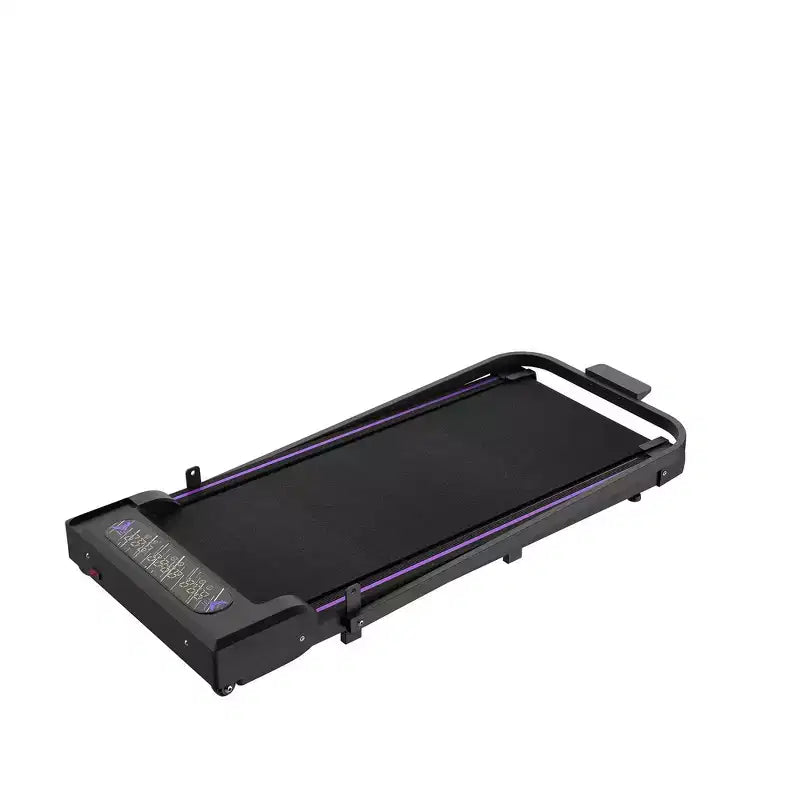 Tapis de course pliable 2 en 1 Whisen, tapis de course sous le bureau, tapis de marche d'exercice à domicile, machine de marche et de jogging avec barre de maintien