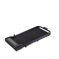 Tapis de course pliable 2 en 1 Whisen, tapis de course sous le bureau, tapis de marche d'exercice à domicile, machine de marche et de jogging avec barre de maintien