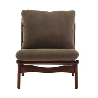 Christopher Knight Home Vista Chaise d'appoint Mocha avec cadre en bois naturel, lot de 2