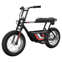 Mini-moto électrique Rétro Razor Rambler 16 avec moteur 350W et batterie 36V, noire