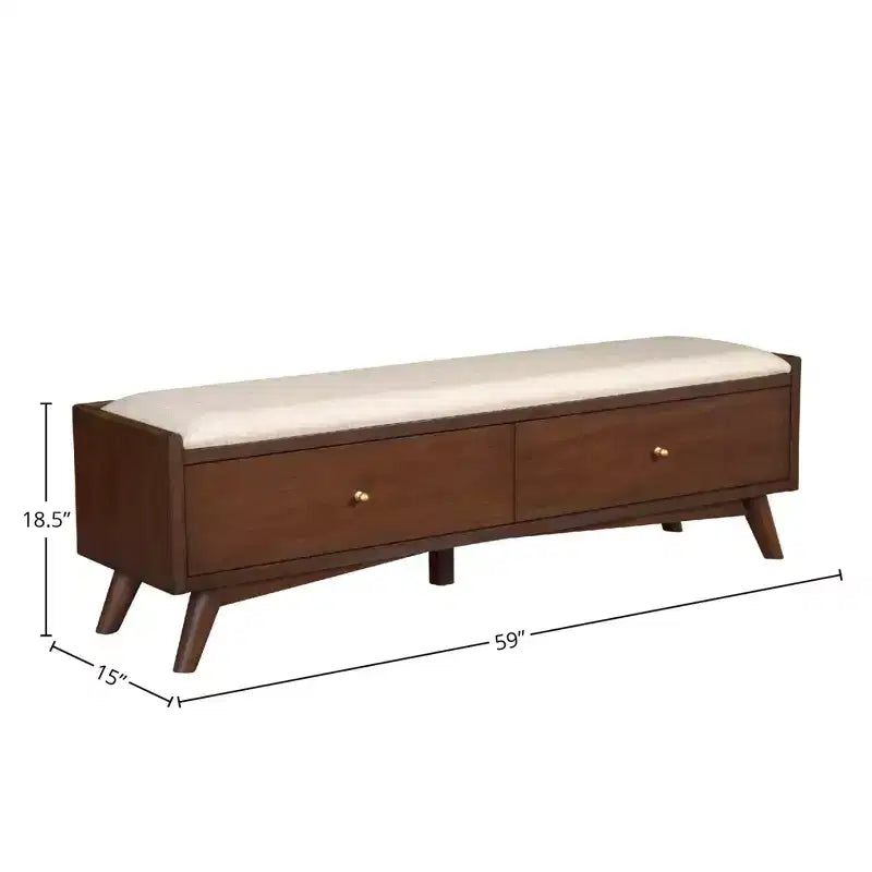 Banc Flynn, noyer