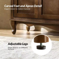 Buffet 4 portes large 58 po Janey|HULALA HOME-ACORN