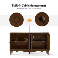 Buffet 4 portes large 58 po Janey|HULALA HOME-ACORN