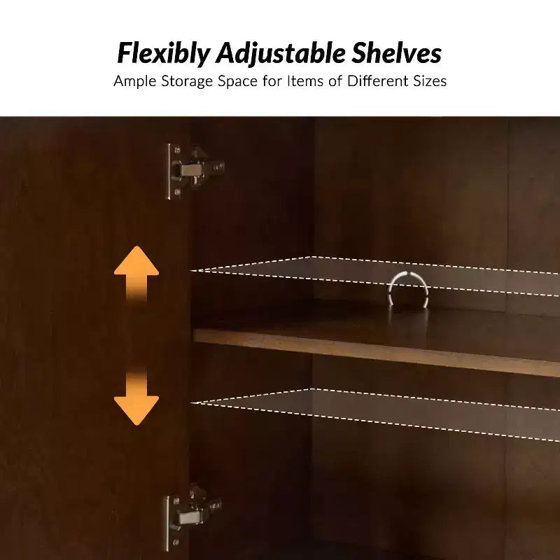 Buffet 4 portes large 58 po Janey|HULALA HOME-ACORN