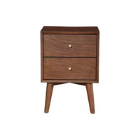 Table de chevet Flynn, Noyer