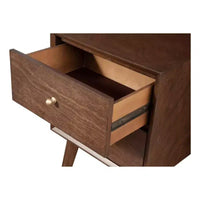 Table de chevet Flynn, Noyer