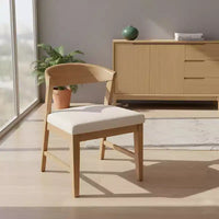 Chaises à dossier en bois Cove (lot de 2), naturel