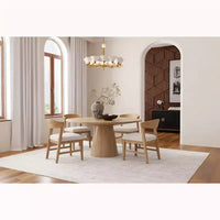 Chaises à dossier en bois Cove (lot de 2), naturel