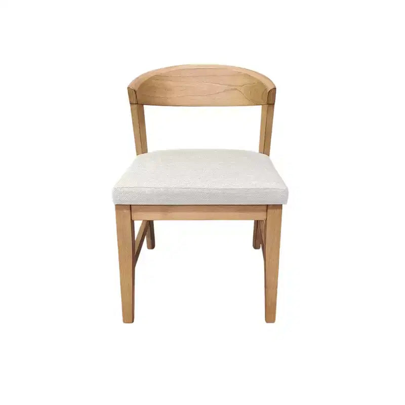 Chaises à dossier en bois Cove (lot de 2), naturel
