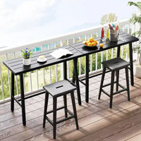 Costway Table de salle à manger rectangulaire avec cadre en métal, pour 4 à 6 personnes, avec pédale