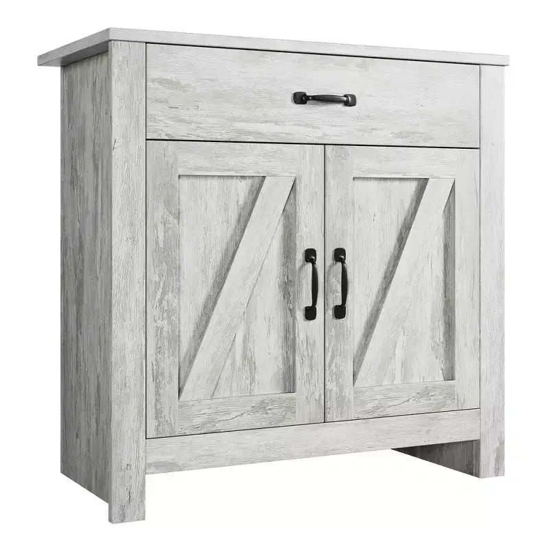 Meuble de buffet, armoire de rangement de cuisine avec tiroirs, porte, étagères réglables, buffet autoportant avec placard de rangement