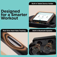 Tapis de course numérique intelligent pliable SereneLife – 12 programmes prédéfinis (SLFTRD40BT)