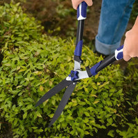 24 cisailles à haie robustes à lames ondulées, sécateurs de jardin professionnels, cisailles taille-haie pour une taille et un aménagement paysager précis