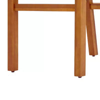 Christopher Knight Home Elara Tabourets de bar de style ferme en bois d'acacia et corde tressee pour patio (lot de 2)