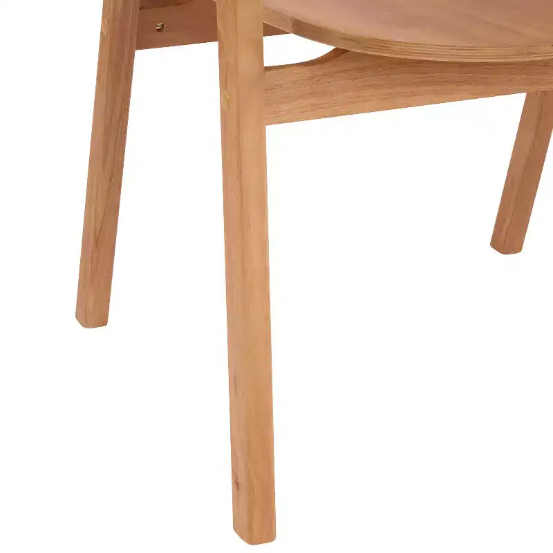 Chaises de salle à manger en rotin style ferme Christopher Knight Home Stellan en hévéa à dossier incurvé