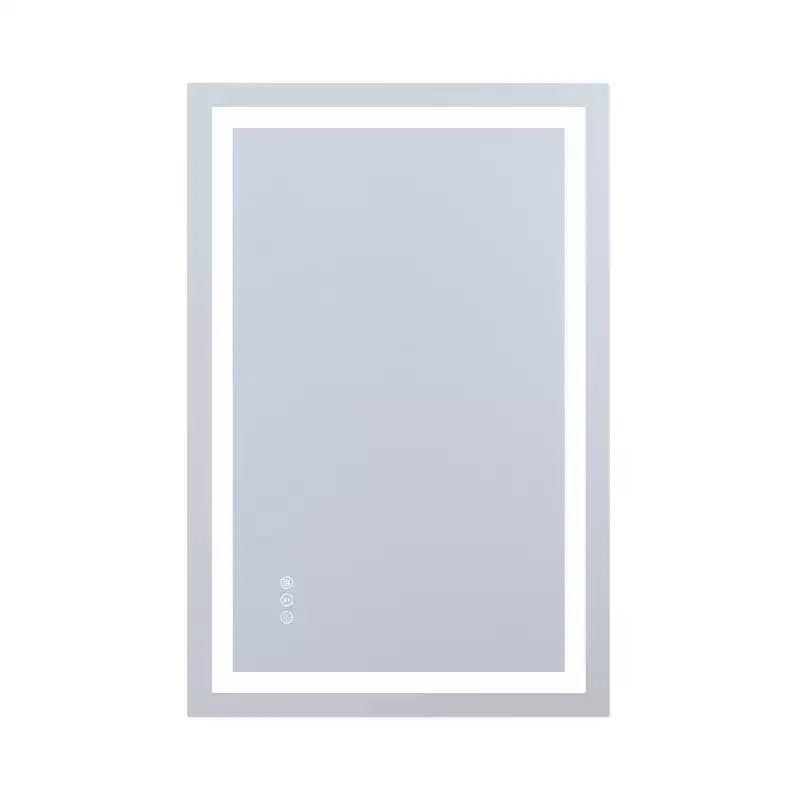 Miroir de coiffeuse mural SUMERAIN 24x36 po en verre trempé, anti-buée, certifié ETL, miroir de salle de bain intelligent à mémoire