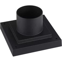 Poteau d'éclairage d'extérieur John Timberland Westmont, 20 3/4 haut, sable noir