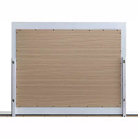 Passion Furniture Milan Miroir de commode rectangulaire avec cadre en bois blanc, 45 po l. x 36 po H