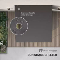 Pergola gazebo d'extérieur, abri pare-soleil de jardin avec structure metallique pour porche, terrasse et patio