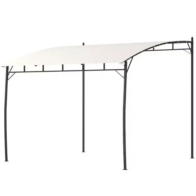 Pergola gazebo d'extérieur, abri pare-soleil de jardin avec structure metallique pour porche, terrasse et patio