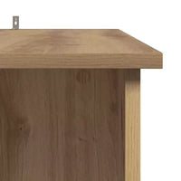 vidaXL Table de bar avec étagère Bois d'ingénierie Salle à manger Cuisine Haute Haute Murale Pièce