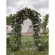 Arche de jardin solide en métal avec jardinière surélevée, pergola haute d'extérieur pour plantes grimpantes, mariages, fêtes, décoration de jardin, support pour vignes
