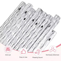 Unique Bargains Carillon à vent d'extérieur DIY durable en aluminium, 4 tailles