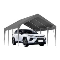 Carport canopy 10'x20' robuste, garage portable amélioré, très grand carport canopy pour voiture