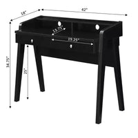 Bureaux pour enfants HomeStock avec étagère de rangement ouverte