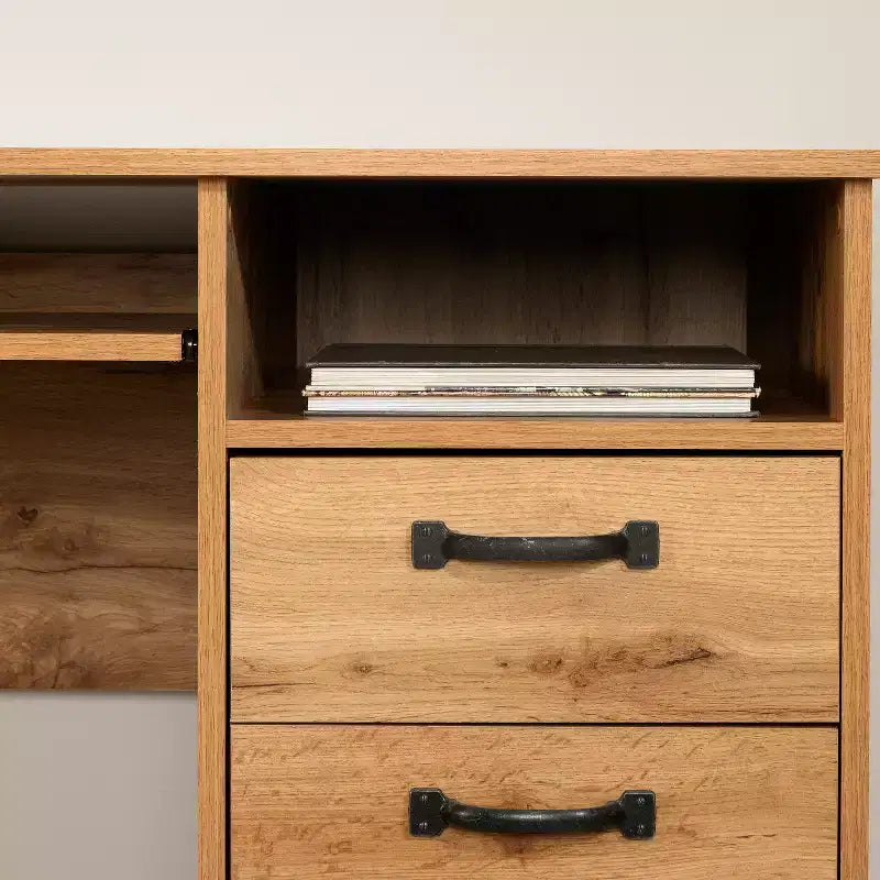 Bureaux pour enfants HomeStock avec étagère de rangement ouverte