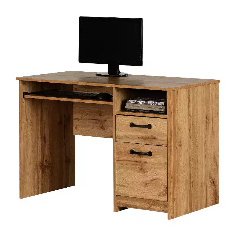 Bureaux pour enfants HomeStock avec étagère de rangement ouverte