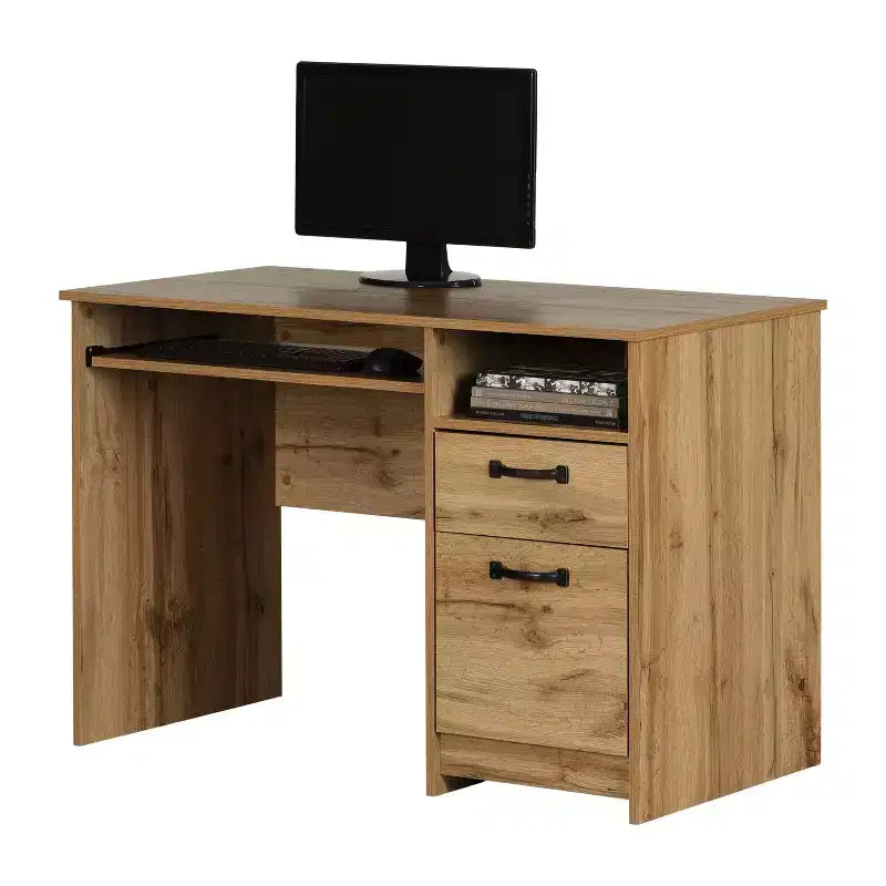 Bureaux pour enfants HomeStock avec étagère de rangement ouverte