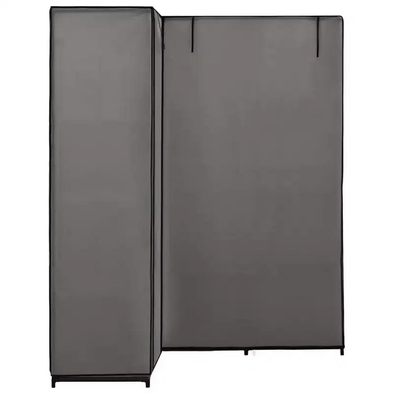 Penderie d'angle vidaXL, penderie de chambre autoportante, portant à vêtements