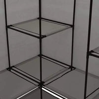 Penderie d'angle vidaXL, penderie de chambre autoportante, portant à vêtements