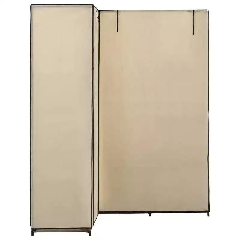 Penderie d'angle vidaXL, penderie de chambre autoportante, portant à vêtements