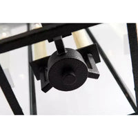 Beckham Suspension d'extérieur 3 lumières - 6 pouces de large par 21,25 pouces de haut - finition fer forge