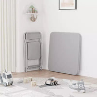 Ensemble table et chaises pliantes pour enfants, mobilier d'activités portable, cadre métallique, pour salle de classe