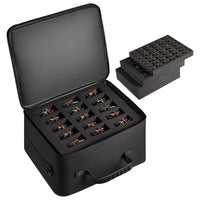 Sac de transport VEVOR miniature pour figurines, compatible avec les modèles à l'échelle 1:500-1:750, sac de transport miniature avec bandoulière (miniatures non incluses), noir
