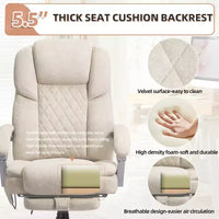 Chaise de bureau de direction chauffante et massante EROMMY