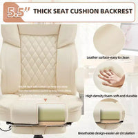 Chaise de bureau de direction chauffante et massante EROMMY