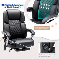 Chaise de bureau de direction chauffante et massante EROMMY
