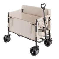 Chariot pliable convertible en banc, capacité de charge 550 lb, capacité 220 litres pour le camping